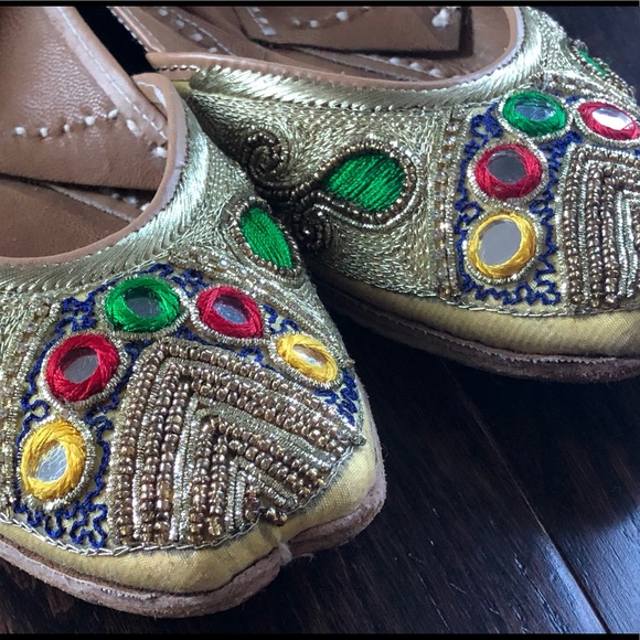 Punjabi jutti shoes - fancy flats - Picture 2 of 4